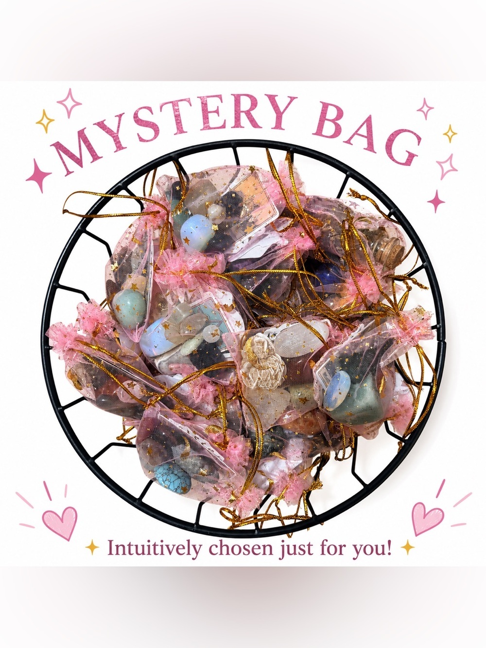 Crystal Mystery Bag ✨ Intuitively Chosen Healing Crystals Bundle Gift Set